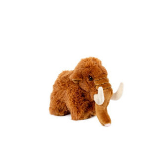 Mamut plyš 10x17cm hnedý 0m+