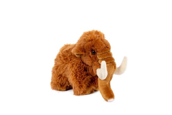 Mamut plyš 10x17cm hnedý 0m+
