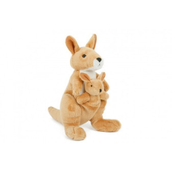 Kengura s mláďaťom plyš 16cm 0m+