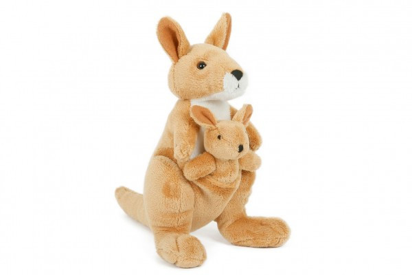 Kengura s mláďaťom plyš 16cm 0m+