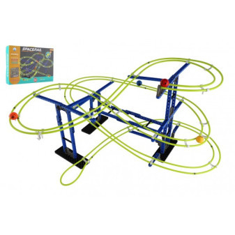 Guličková dráha spacerail plast 266ks v krabici 39x28x7cm
