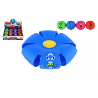 Flat Ball - Hoď disk, chyť loptu! plast 8cm 4 farby