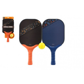 Rakety plážové 2 ks + loptička plast 42cm na karte
