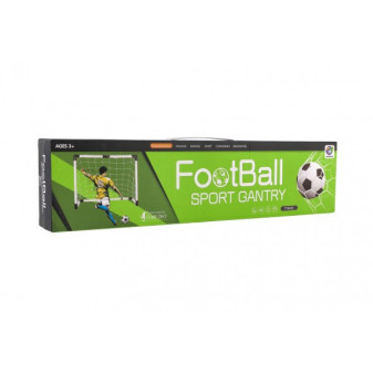 Futbalová bránka 70x56x37cm s loptičkou a pumpičkou v krabici 51x13x7,5cm