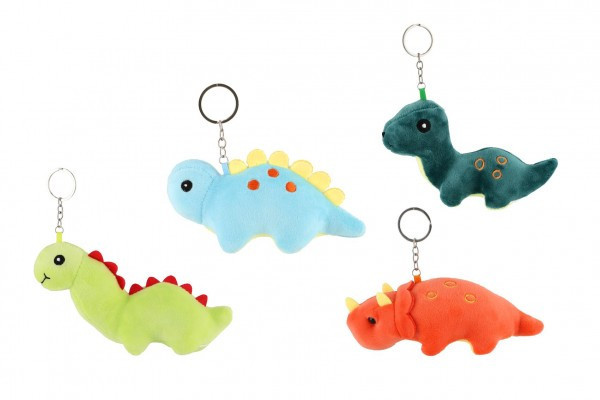 Prívesok dinosaurus plyšový 15-18 cm 4 druhy