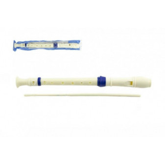 Flauta plast 33cm s čistítkom v plastovom obale