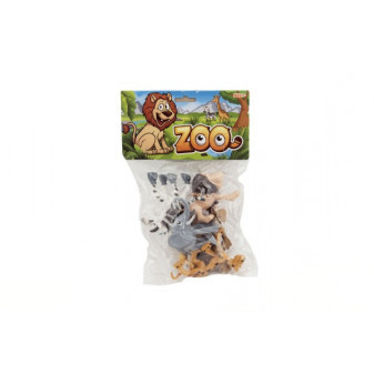 Zvieratká veselá safari ZOO plast 9-10cm