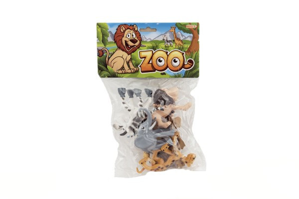 Zvieratká veselá safari ZOO plast 9-10cm