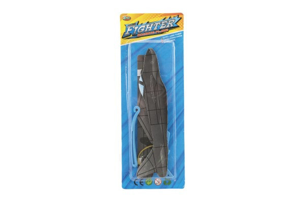 Lietadlo vystreľovacia pena 18cm 4 farby na karte