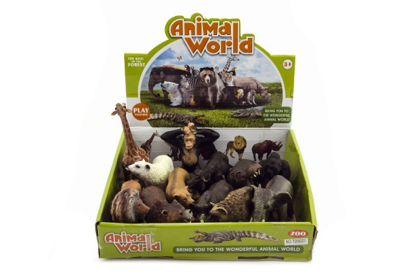 Zvieratká safari ZOO plast 10cm mix druhov