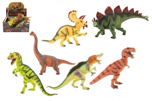 Dinosaurus 25-32cm plast 6 druhov