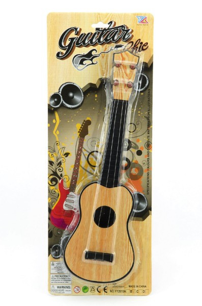 Gitara plast 40cm 2 farby na karte