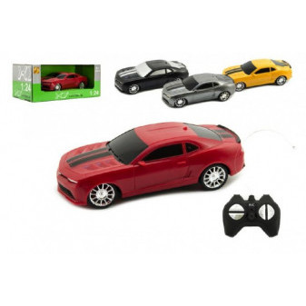 Auto RC šport na diaľkové ovládanie plast 15cm na batérie 4 farby v krabici 24x10x12,5 cm