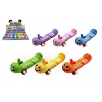 Červík na kľúčik plast 12cm mix farieb