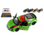 Auto Kinsmart 2020 Audi R8 Coupé 1:36 kov/plast 12,5 cm 4 farby na spätné natiahnutie