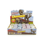 Sliz - hmota 80g dinosaurus 6cm 6 farieb