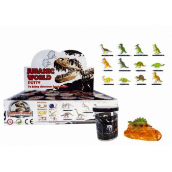 Sliz - hmota 80g Dinosaurus 6cm mix druhov