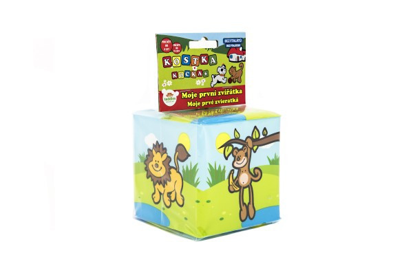 Kocka Moje prvé zvieratká 7x7cm v sáčku 0+ MPZ