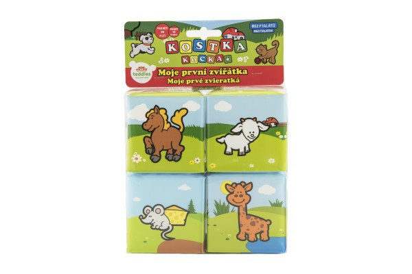 Kocka Moje prvé zvieratká 7x7cm MPZ od 0 rokov
