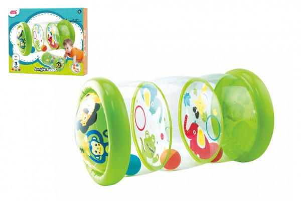 Valec edukačný detský nafukovací PVC 20,3x43,2cm + loptičky 29x24x6cm 6m+