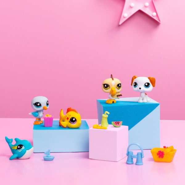 Littlest Pet Shop 5 figúrok Pláž