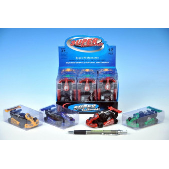 Auto motokára plast 9cm asst 4 farby