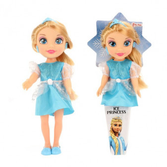 Bábika princezná Ľadové kráľovstvo plast 31cm v kornúte
