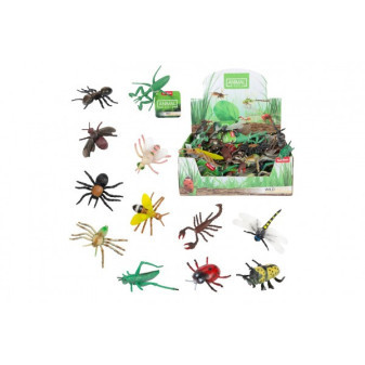 Hmyz plast 6-13cm mix druhov