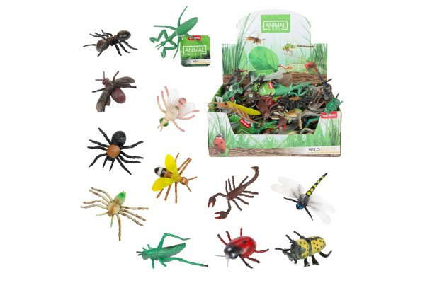 Hmyz plast 6-13cm mix druhov