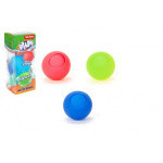 Vodné bomby 3ks so samotesniacim úzáverom silikón opakovane použiteľné v krabičke 6x16x6cm