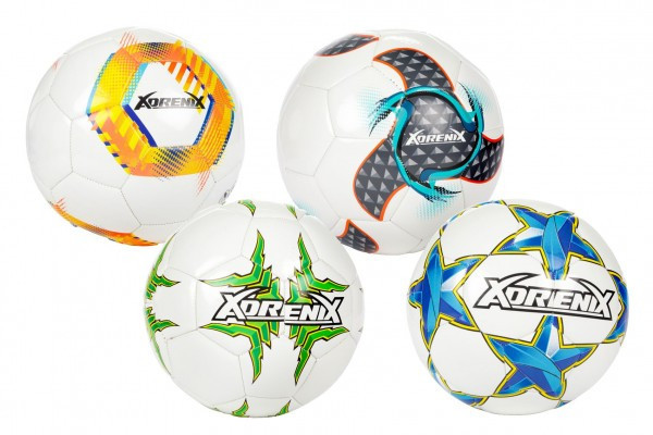 Lopta futbalová 23cm vel. 5 šitá 4 farby v sáčku