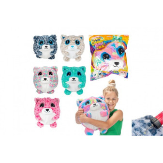 Loptička zvieratko nafukovací plyš 30cm mix druhov v sáčku 12m+