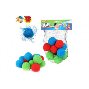 Vodné bomby 12ks látka 5cm v sieťke