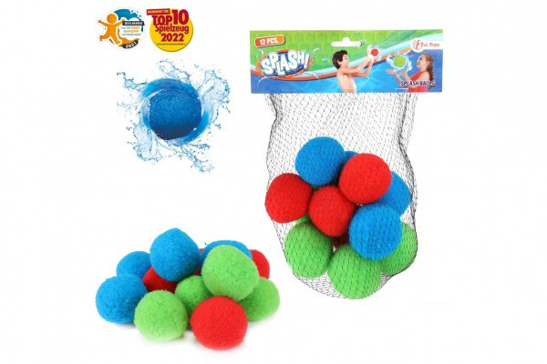 Vodné bomby 12ks látka 5cm v sieťke