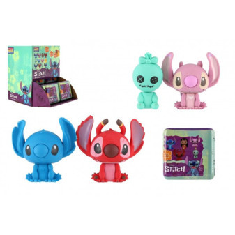 Lilo and Stitch 3D figúrky puzzle 2ks guma mix druhov v plastovej krabičke