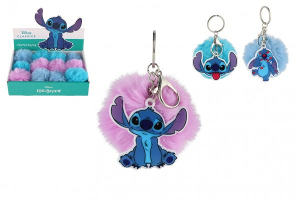 Lilo and Stitch prívesok s pompom brmbolcom 3 farby