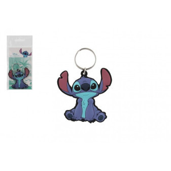 Prívesok na kľúče / Kľúčenka Lilo & Stitch gumový 6cm v sáčku