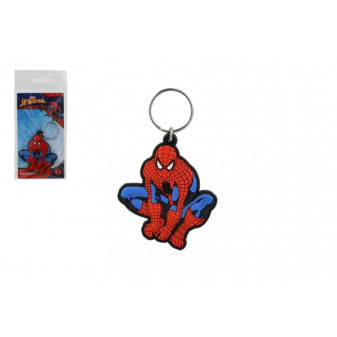 Prívesok na kľúče/Kľúčenka Spiderman sediaci gumový 6cm v sáčku