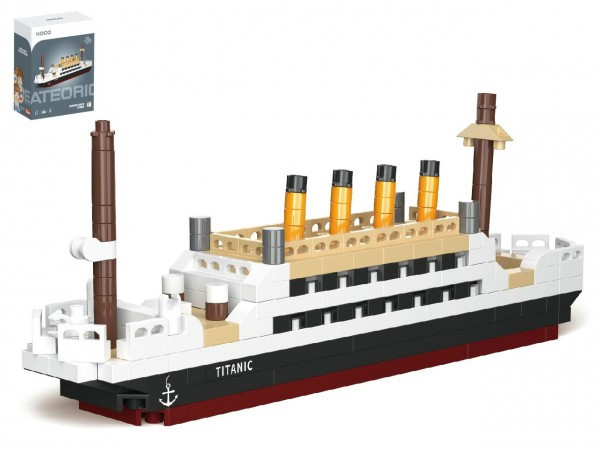 Stavebnica mini KOCO Titanic plast 11x15x6cm