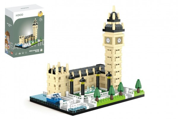 Stavebnica mini KOCO Big Ben plast 12,5 x17x7cm