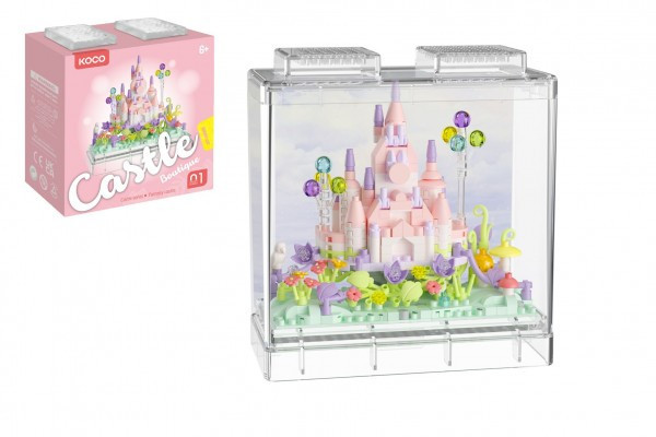Stavebnica mini KOCO Letný hrad plast 11x12x5cm