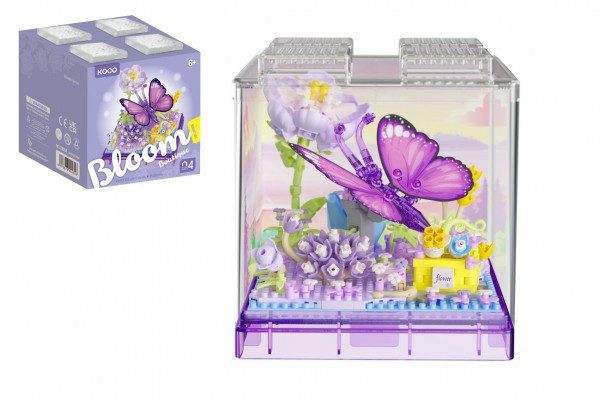 Stavebnica mini KOCO Motýlik plast 11x12x11cm