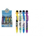 Propiska/pero kozmonaut 6 farieb plast 17cm 4 farby