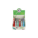 Propiska/pero futbalová lopta 4 farby plast 16cm 4 farby