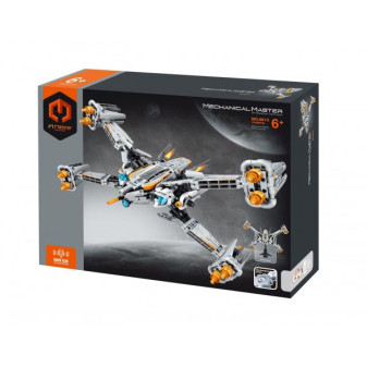 Stavebnica iM.MASTER vesmírna loď s mechanickým pohonom plast 1018 dielikov v krabici 35x27x7cm