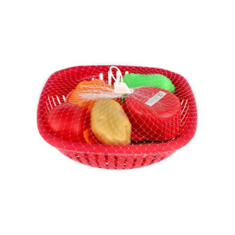 Sada riadu v ošatke plast s doplnkami v sieťke 20x20x7cm