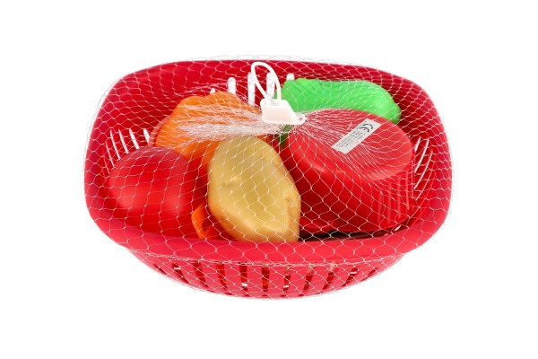 Sada riadu v ošatke plast s doplnkami v sieťke 20x20x7cm
