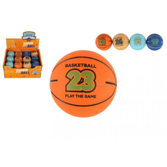 Loptička extrémne skákacia basketbalová pena 6cm 4 farieb