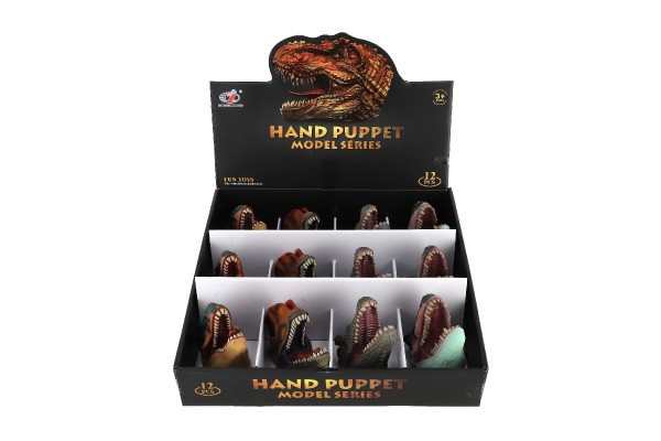 Maňuška hlava dinosaura guma 5x10cm mix druhov