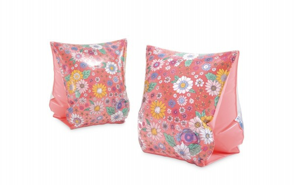 Rukávky nafukovacie ružové 23x15cm v krabičke 3-6 rokov